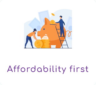 Affordability first